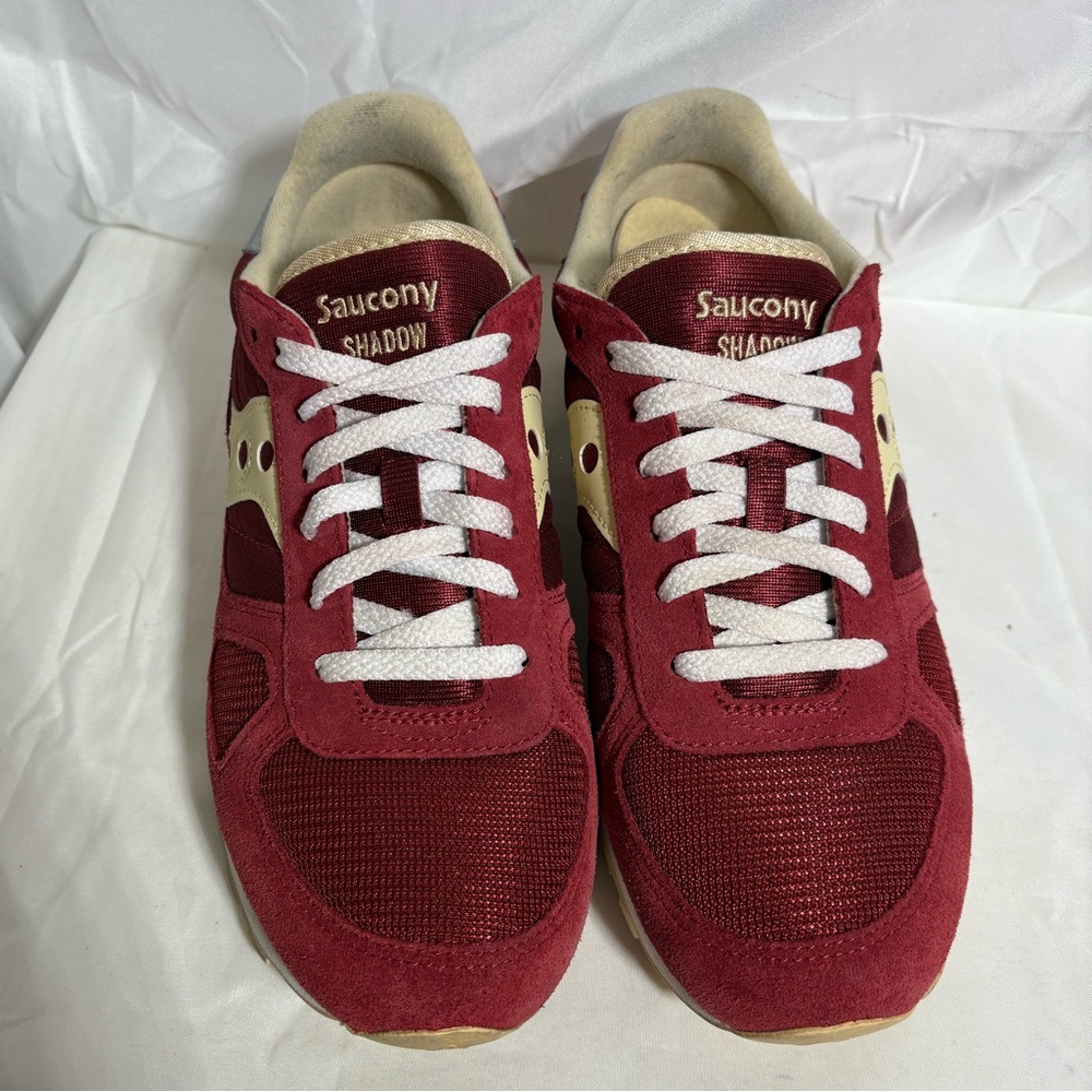 SAUCONY SHADOW S2108-730 MENS ORIGINAL Trainer Red Sand Size 9 Women’s Size 10.5